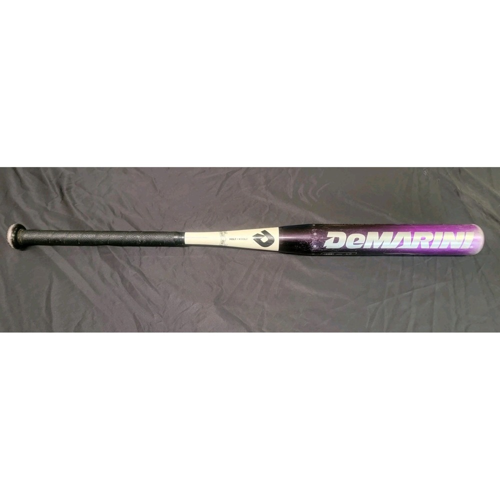 DeMarini F2 Doublewall Half & Half Adult Softball Bat 24oz 33in DX1 Purple